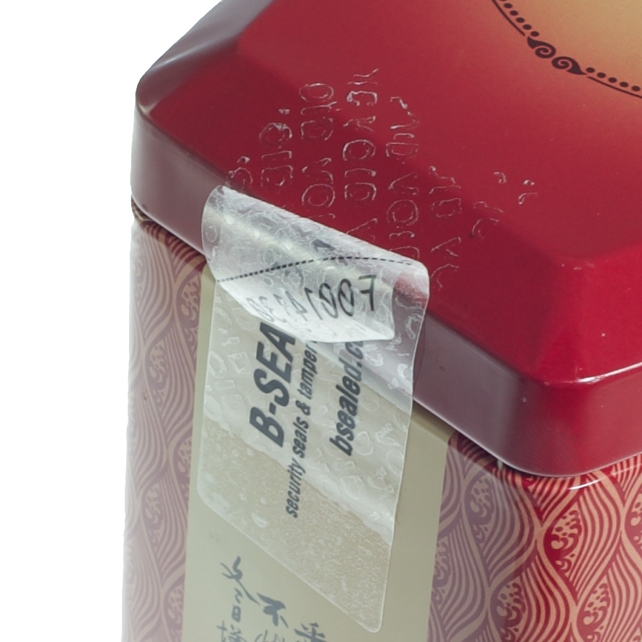 XSafe 85x40mm Clear PartialTransfer tamper evident labels Security