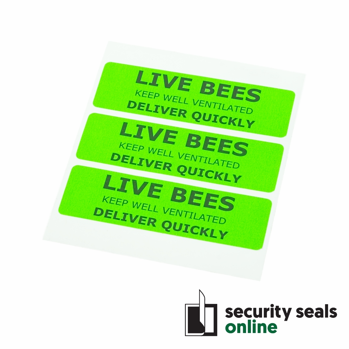 Customised instruction and transport labels @ Security Seals Online by ...