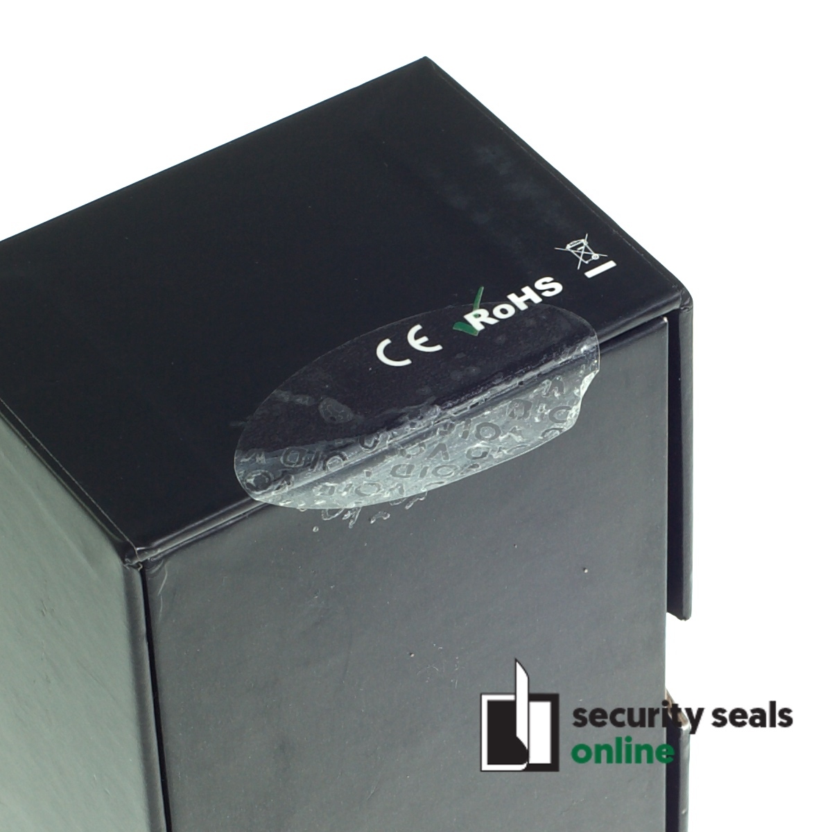 XSafe 50x30mm Oval Clear PartialTransfer tamper evident labels