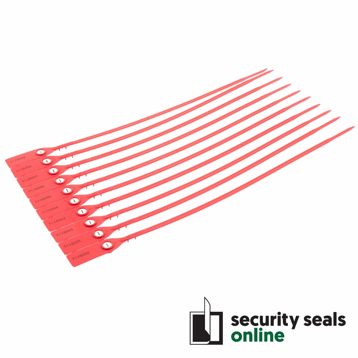 TYDEN BROOKS Tug-Tight Seals, 9", Plastic, Pull-Through PF004 (000346