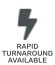 Rapid turnaround available