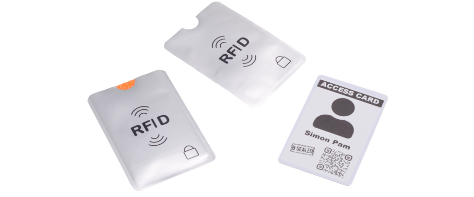 Suitable for NFC credit cards, RFID access cards including UHF cards. 