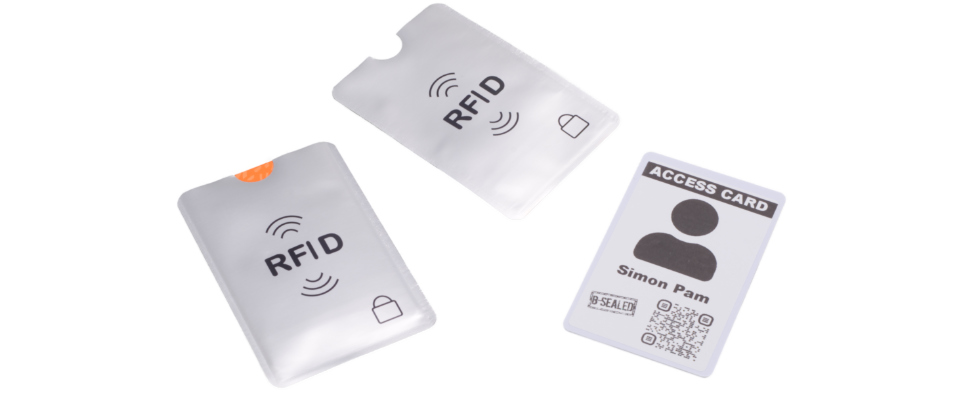 Suitable for NFC credit cards, RFID access cards including UHF cards.
