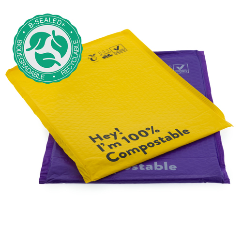Bubble padded poly mailer bag