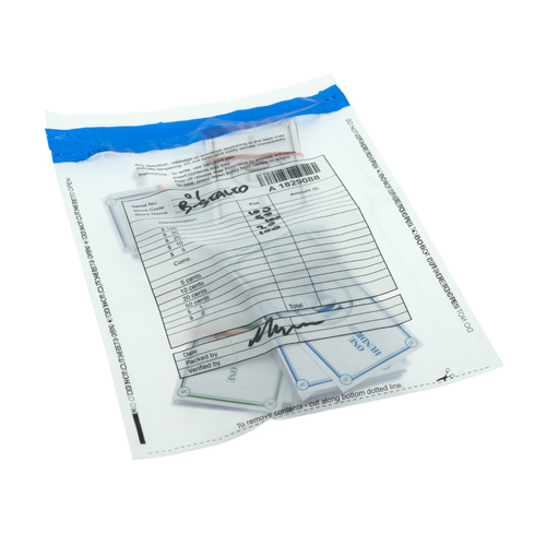 Currency Bag CC2026 Clear with denominations