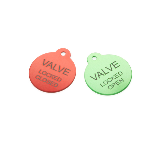 32mm Pendant Valve Tag