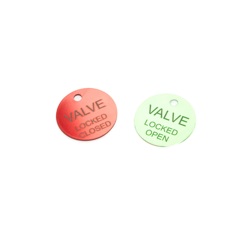 30mm Round Valve Tag
