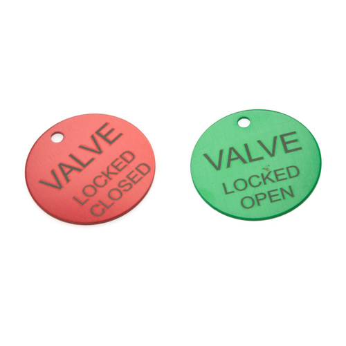 40mm Round Valve Tag