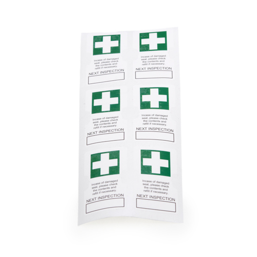 50x30mm TT First Aid Kit Security Seal Labels