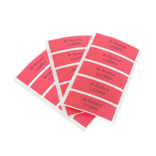 60x20mm Non-Transfer Red