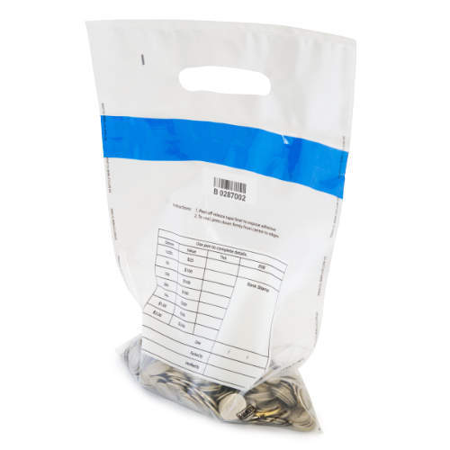 Large Coin Bag with handle (Top Load)