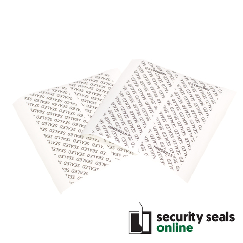 X-Safe 110x40mm Clear Partial-Transfer - Sealed / Pack of 500