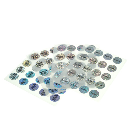 20mm Round Holographic, Crystal-art